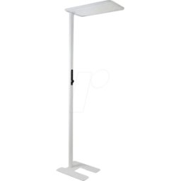 ENOVALITE ELED 700112 - Lámpara de piso de oficina LED arriba y abajo con sensor, blanco