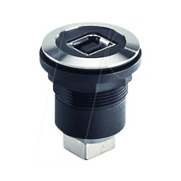 SCHLEGEL RRJVA USB BB - Conector USB a enchufe - tipo B, acero inoxidable