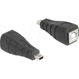 DELOCK 67200 - Adaptador USB 2.0 mini 5 pines macho > B hembra