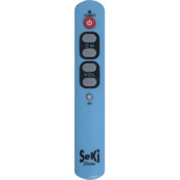 SEKI SLIM HB - Multiusos, control remoto adaptativo, azul claro