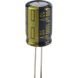PANASONIC FC-A 1000U 10A - Elko radial, 1000microF, 10V, 105 °C, ESR baja, AEC-Q200