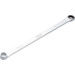 VIGOR VI V7031-15 - Llave de boca cerrada con carraca, extralarga, SW 15 mm
