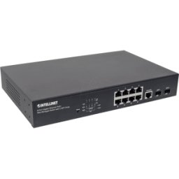 INTELLINET INT 561167 - Switch, 8 puertos, Gigabit Ethernet, manejable