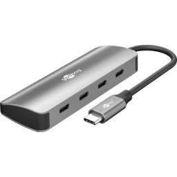 GOOBAY 76565 - USB 10 Gb/s, 4 puertos USB-C hub, 4x USB-C.