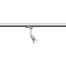 PAULMANN PLM 95527 - Rojo carril ProRail3 Purell, GU10, máx. 10 W, dimm, plata