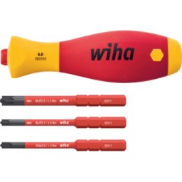 WIHA 43449 - Juego de brocas SoftFinish slimVario Eléctrico, 4 piezas mixtas
