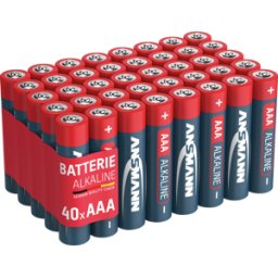 ANSMANN ANS 1521-0015 - Batería alcalina, AAA (Micro), Paquete de 40