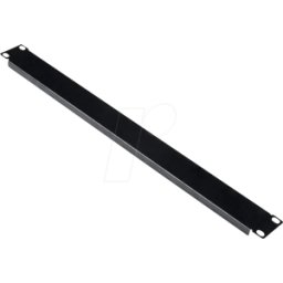 ROLINE 26210258 - Placa ciega de 19", 1U, negra