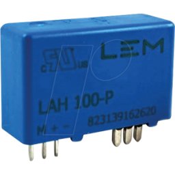 LEM LAH 100-P - Sensor de corriente, 0-100 a, 1 micros, 0,25%, 12-15 V.