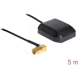 NAVILOCK 60543 - Antena GNSS, conector SMA, 90°, 5 m