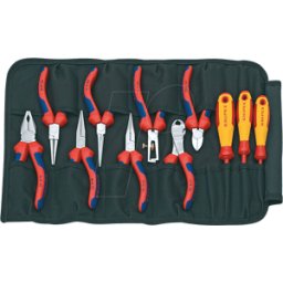 KNIPEX KN 00 19 41 - Juego de herramientas, VDE, alicates, destornilladores, 11 pieza