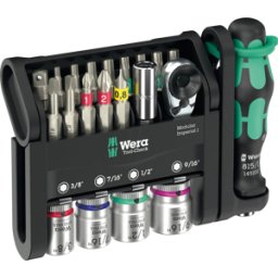 WERA 05049001001 - Surtido de BITS, Herramienta-Verificación IMPERIAL modula