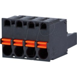 RIA CONNECT SP 04 5 VBNC - Bloque de terminales de muelle, plug-in, 4 pines, RM 5,00