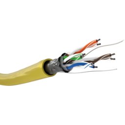 GOOBAY 93266 - Cable de red Cat.5e, F/UTP, CCA, 100 m, amarillo