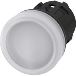 SIEMENS ACT01 6AA60-0AA0 - Avisador luminoso, 22 mm, redondo, plástico, blanco, lent