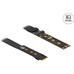 DELOCK 64136 - Tarjeta Riser M.2 Key M NVMe con cable de 20 cm