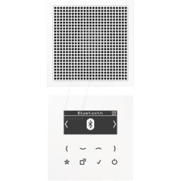 JUNG JG DAB LS1 BT - Smart Radio DAB+ Bluetooth, Set Mono, Blanco Alpino