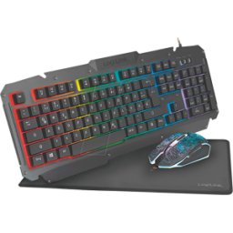 LOGILINK ID0185 - Combinación de teclado/ratón, USB, alfombrilla de