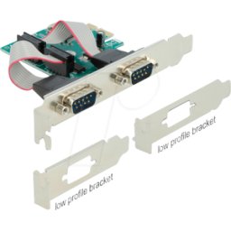 DELOCK 90007 - Tarjeta PCI Express a 2 x Serie RS-232