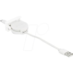 DELOCK 81318 - MÓDULO EASY 45 USB 2,0 Desenrollar el cable USB Tipo-A a