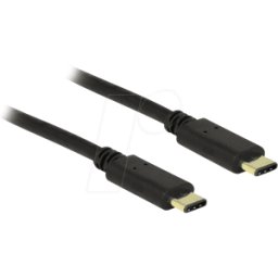 DELOCK 83332 - Cable Delock USB 2.0 tipo C para tipo C 2 m 3 A.