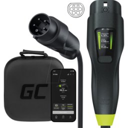 GREEN CELL GC EVGC01 - Cargador móvil HABU, 11 kW, 7m, 16a