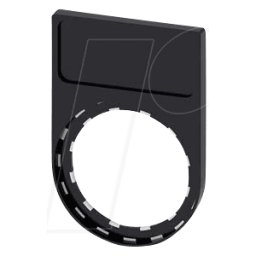 SIEMENS TRAEGER KL - Soporte de placa, negro, pegado