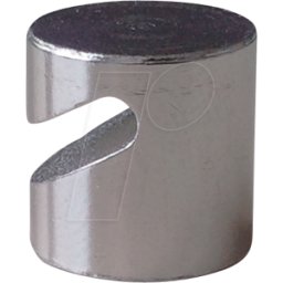 FRANKEN HMN16 - Imanes, con gancho, 16 mm, plateado, 4 unidades