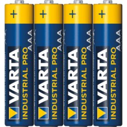 VARTA VAR IND4 MICRO - Industrial PRO, pila alcalina, AAA (Micro), paquete de 4