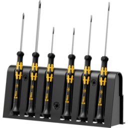 WERA 05030170001 - Juego de destornilladores Kraftform Micro, mixto, 7 piezas