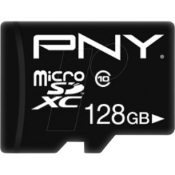 PNY SDU12810PPL - Tarjeta de memoria microSDXC de 128GB, Performance Plus
