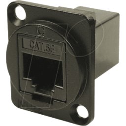 CLIFF CP30220MB - Adaptador RJ45 de montaje en placa frontal, Cat.5e, serie FT