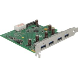 DELOCK 89323 - Tarjeta PCI Express USB 3.0 para 4 x externas tipo a