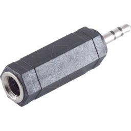 SHIVERPEAKS SHVP BS57050 - Enchufe Jack 3,5mm en el acoplador jack 6,3mm