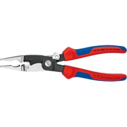 KNIPEX KN 13 92 200 - Alicate para instalaciones eléctricas, 200 mm, cabeza pulida