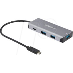 STARTECH.COM ST HB31C3A1CB - USB 3,0, Hub de 4 puertos, 3x USB-A 1x USB-C..