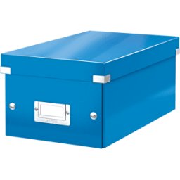 LEITZ 60420036 - Caja de archivo C&S; WOW DVD azul