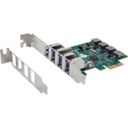 EXSYS EX-11044 - PCIe > 4x USB externo 3.0 tipo a