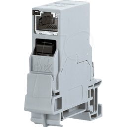METZ CONNECT BTR 1401206113KE - Conector RJ45, 2 conectores hembra, IP 20 CAT.6 clase E
