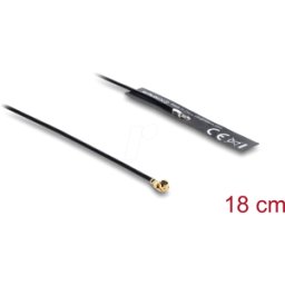DELOCK 12720 - Antena, WLAN, conector MHF® I, Bluetooth, 0,18 m.
