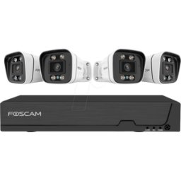 FOSCAM FNA108B4W - Grabador de vídeo en red, set incl. 4 cámaras