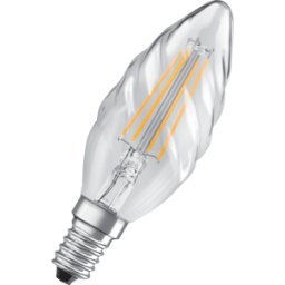 LEDVANCE GMBH OSR 075434202 - Lámpara LED STAR E14, 4 W, 470 lm, 2700 K, filamento