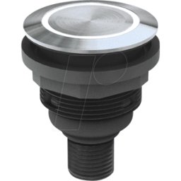 SCHLEGEL SVATLRRI1155C005 - Pushbutton - 1 S, Power, steel, LED-Ring red