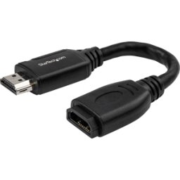 STARTECH.COM ST HD2MF6INL - Cable HDMI Premium de alta velocidad, 15 cm