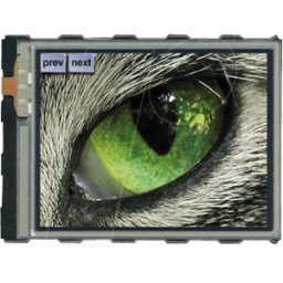 DISPLAY VISIONS EA EDIP-TFT32A - Pantalla gráfica TFT inteligente de 3,2
