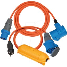BRE 1509900015 - Juego de adaptadores de camping Brennenstuhl / Cable adaptador C