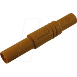 HIRSCHMANN TEST & MEASUREMENT LAS S G BR - Conector de seguridad, 1000 V-CAT III, marrón