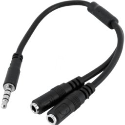 STARTECH.COM ST MUYHSMFF - Cable de auriculares, conector jack de 3,5 mm a 2x acoplamiento,