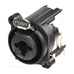 REAN RCJ9FA-H - XLR receptáculo de 3 pines combinado con conector jack es