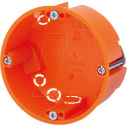 F-TRONIC EL E 135 - Caja de interruptor de pared hueca, 68 mm de diámetro, 35